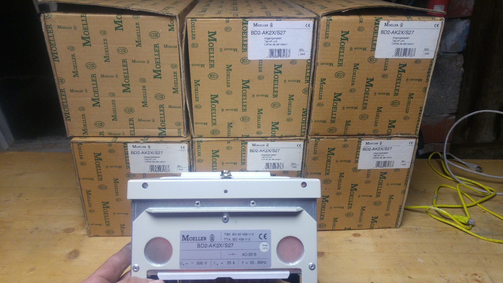 Stromabgangskasten Klöckner und Möller 25 Ampere BD2-AK2X S27